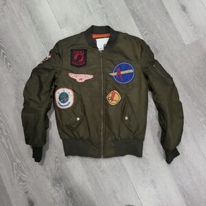 Military Style Bomber Jacket
